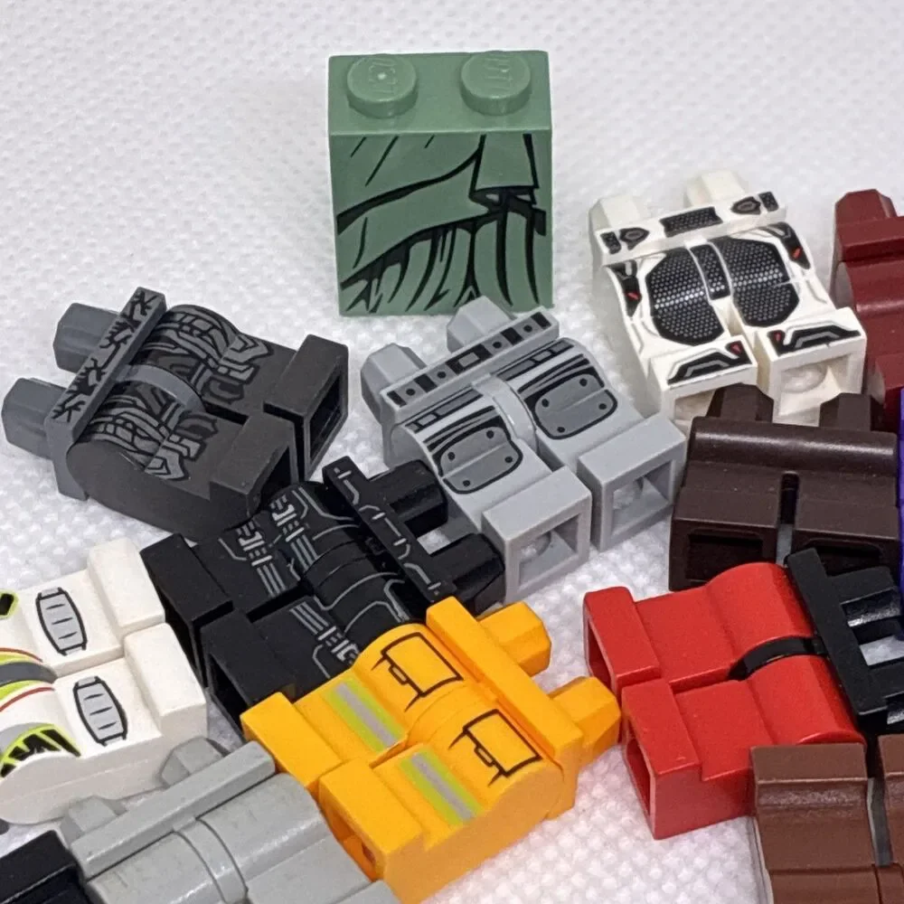 Lego LEGS Minifigure Parts Lot - Legs and Skirts Lot of 62 USED with Wear